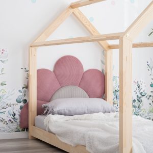 Kopfstütze, gepolstertes Paneel Daisy - Rose, Crema