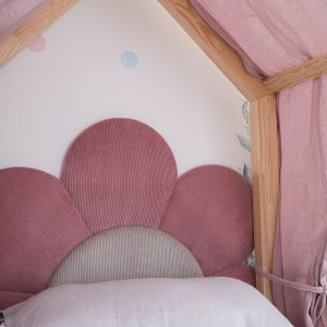 Kopfstütze, gepolstertes Paneel Daisy - Rose, Crema