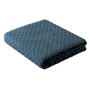 Quilted Children's Throw – Diamond Pattern Blue