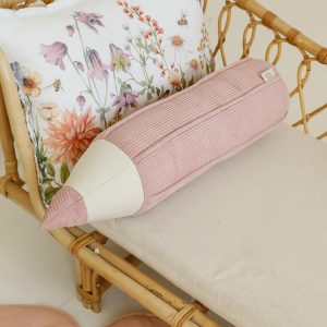 Kissen – Buntstifte aus Kord - Pink