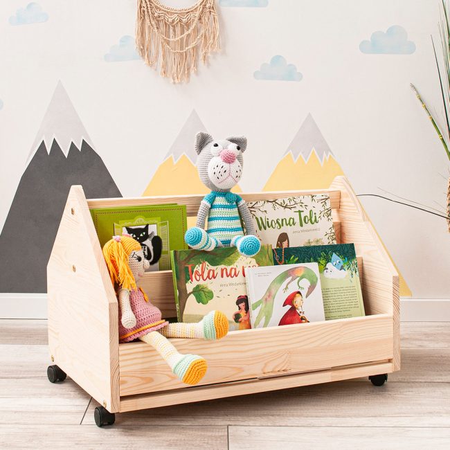 Rolling toy box Gatto