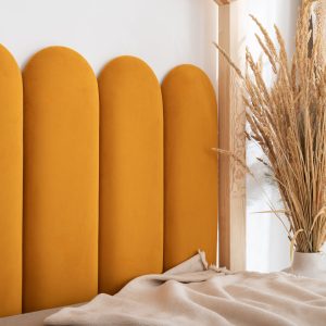 Upholstered wall panels - Ladyfingers - Sunny yellow 48