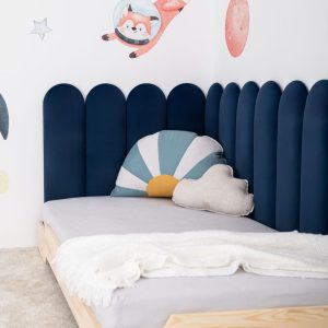 Upholstered wall panels - Ladyfingers - Royal blue 79