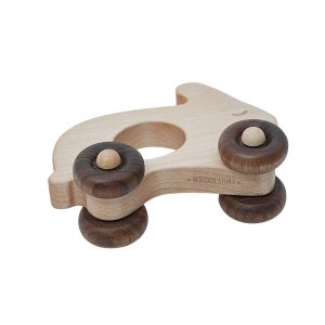 Holzspielzeug auf Rädern Kaninchen