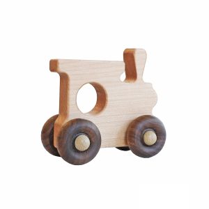 Locomotiva di legno su ruote