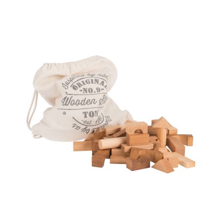 Blocchi di legno nel sacco - 100 pezzi