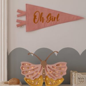 Lampy Butterfly Honey Rose