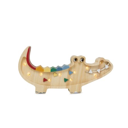 Lampy Crocodile Mini Carribean Wood