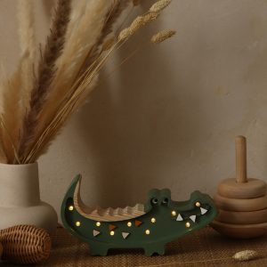 Lamp Crocodile Mini Military Green