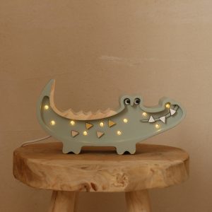 Lamp Crocodile Mini Pastel Khaki
