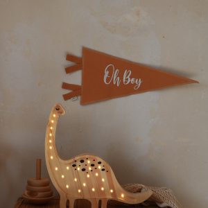 Lampy Dino Diplodocus Jurassic Wood