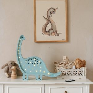 Lampy Dino Diplodocus Prehistoric Blue