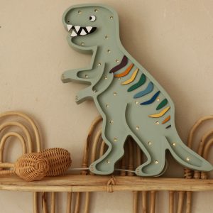 Lampy Dino T.Rex Khaki Pastel
