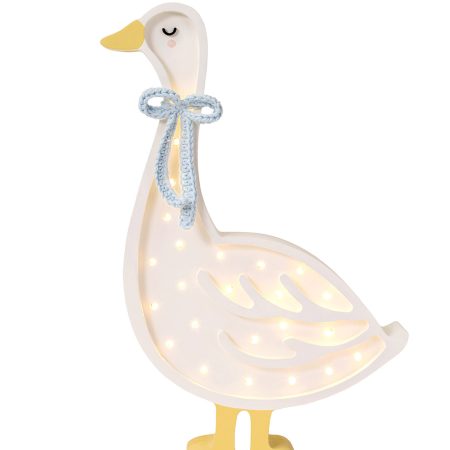 Lampy Goose Cottage Blue Bow