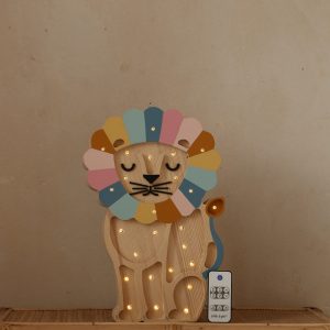 Lamp Lion Retro Rainbow