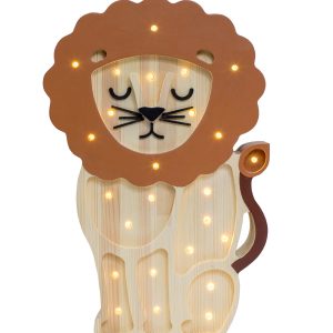 Lamp Lion Serengeti Wood