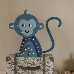 Lamp Monkey Cobalt Jungle