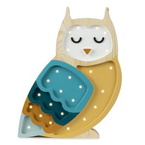 Lampy Owl Mustard Wood