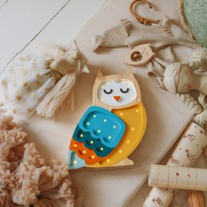 Lampy Owl Mustard Wood