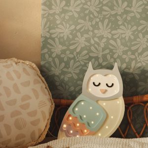 Lampy Owl Pastel Rainbow