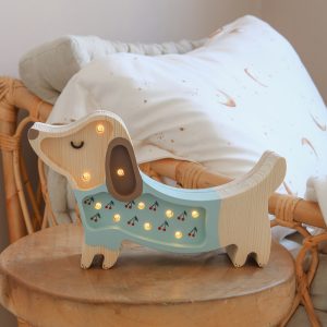 Lampada Puppy Mini Cherries On Blue