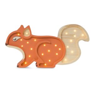 Lampy Squirrel Ginger Wood
