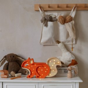 Lampy Squirrel Ginger Wood