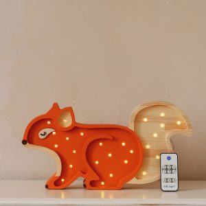 Lampy Squirrel Ginger Wood