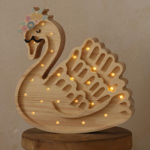 Lampada Swan Wooden Flower