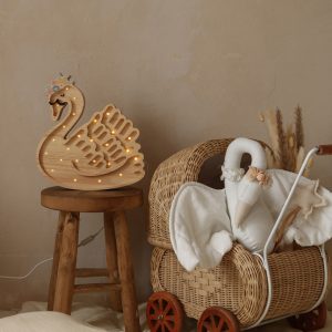 Lampada Swan Wooden Flower