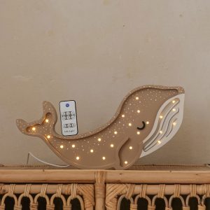 Lamp Whale Cinamon Brown