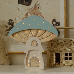 Lampy Mushroom Cloudy Blue