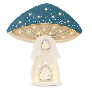 Lampy Mushroom Starry Night Blue