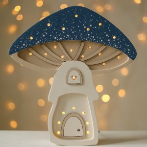 Lampy Mushroom Starry Night Blue