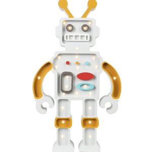 Lampy Robot Metalic Gray