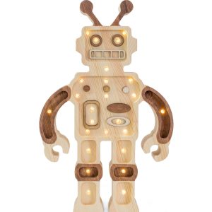 Lampy Robot Wood