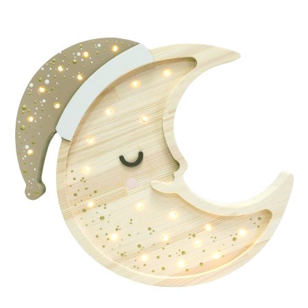 Lampy Moon Cappuccino Wood
