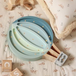 Lamp Hot Air Baloon Blue Rainbow