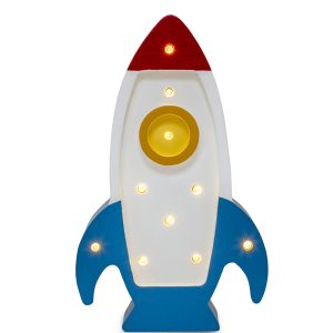 Lamp Space Rocket Mini Galactic White