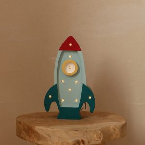 Lamp Space Rocket Mini Teal