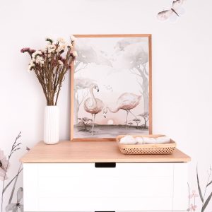 Poster – Dschungel und Freunde – Flamingos 2