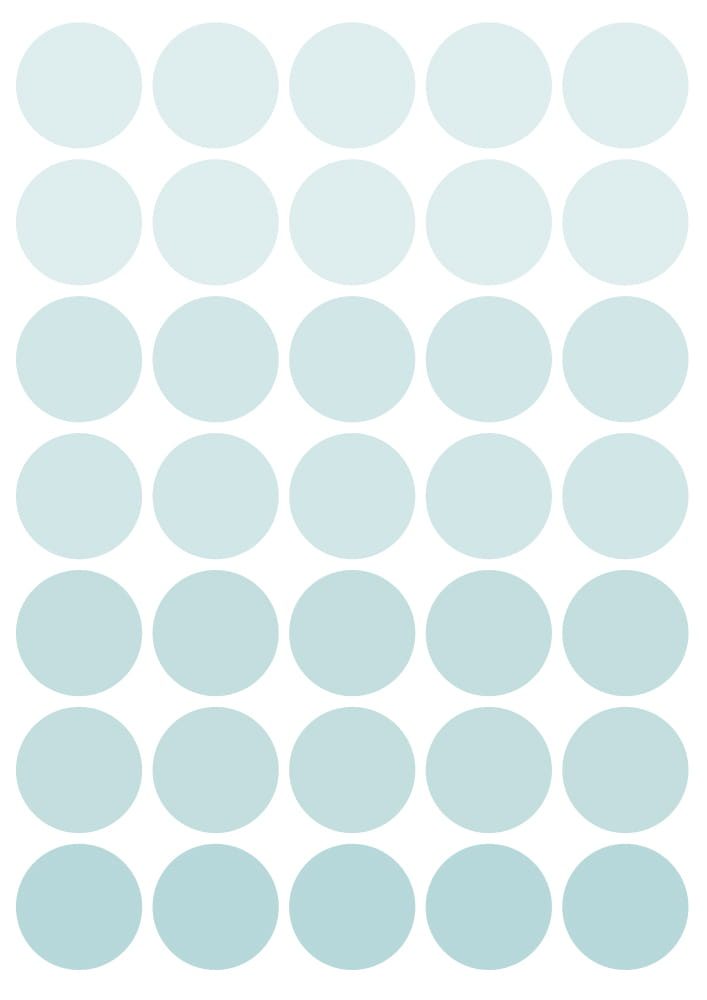 Wall stickers - Dots - Mint