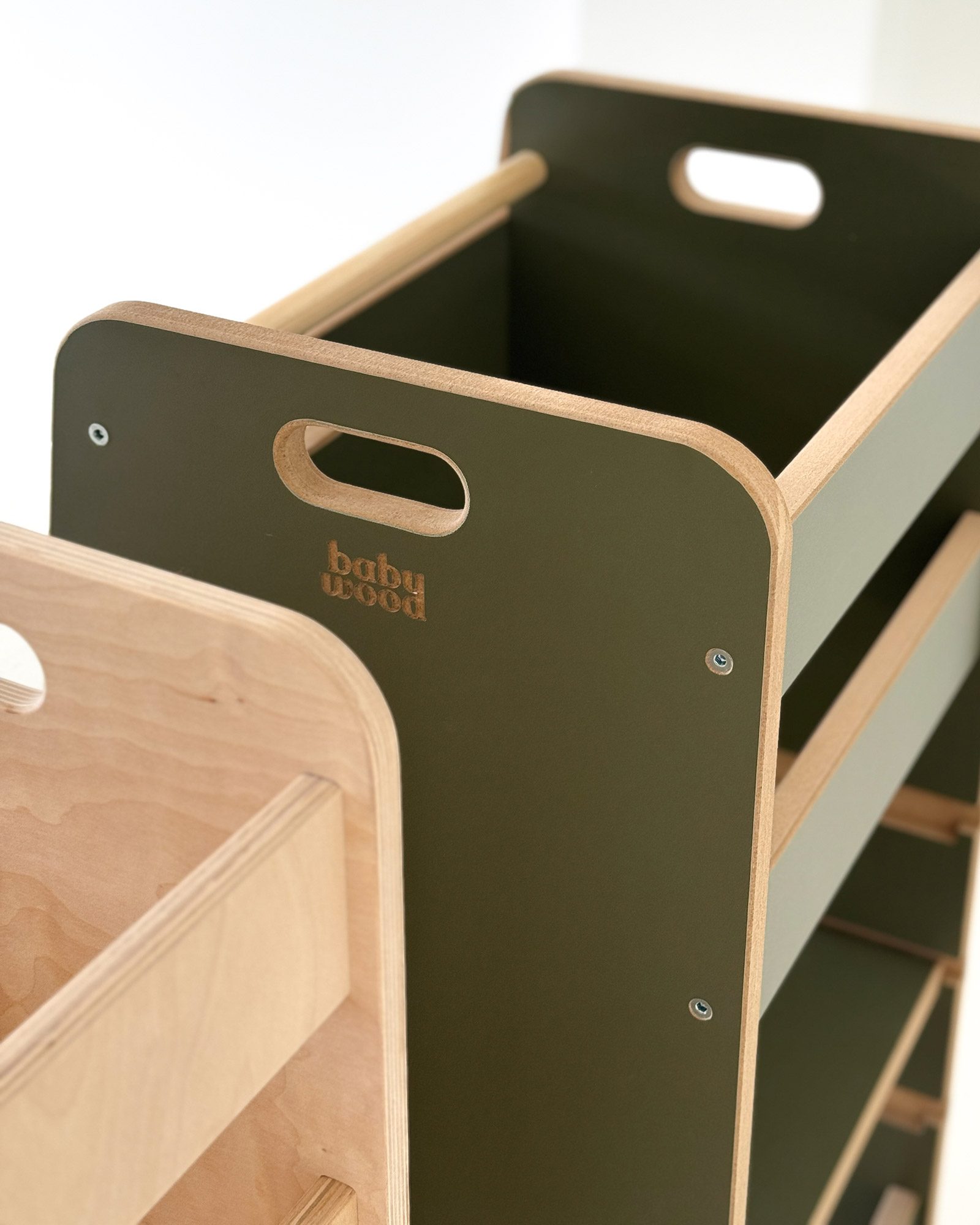 Torre de aprendizaje Comfort Natural, Olive