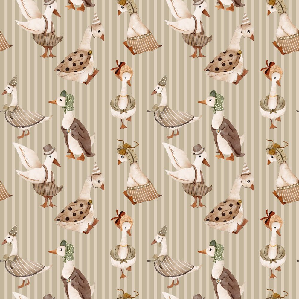 Tapet - Vintage gæslinger