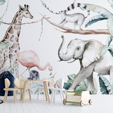 Papel pintado - Jungla y amigos 11