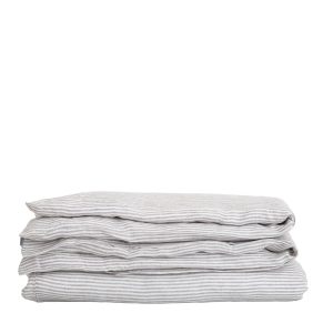 Dekbedovertrekken met envelopopening gray stripes