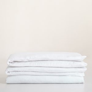 Mousseline dekbed - White