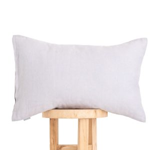 Linnen kussenslopen - klassiek - light grey