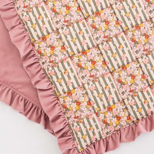 Gewatteerde sprei met ruches Green Garden
