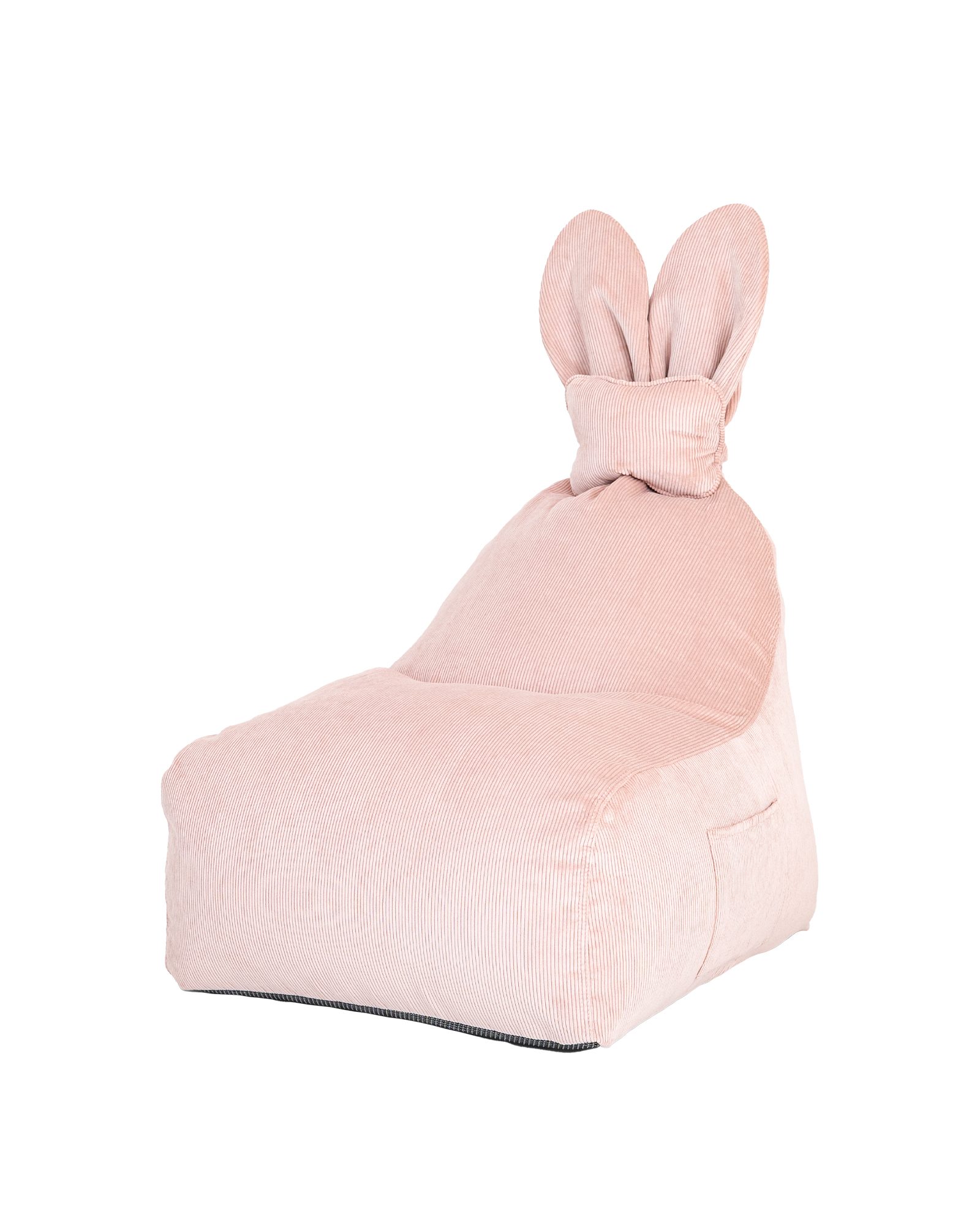 Pouf Funny Bunny Enfant, Corduroy Pink
